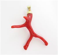 Charm Damiata Gioielli Donna in Oro giallo Corallo 000027 - 000027